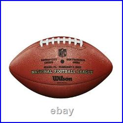 Super Bowl LV Wilson Leather Game Football And Stadium Game Program
