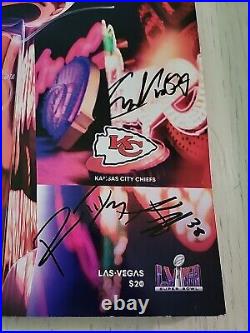 Super Bowl LVIII 58 Autographed Signed Program Kyle Shanahan San Fran 49ers Rare