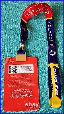 Super Bowl LVIII Touchdown Club Tailgate Lanyard- Official NFL Very Rare