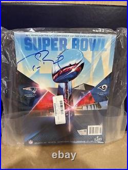 Super Bowl Liii Tom Brady Autographed Program Fanatics Guaranteed Authentic