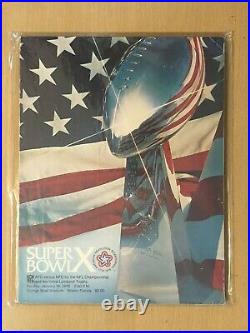 Super Bowl Programs 10-55 (X to LV) 1975-2020 46 in Total! Excellent Condition