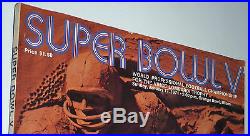 Super Bowl V 1971 Vtg NFL Football Program Baltimore Colts vs Dallas Cowboys ppp