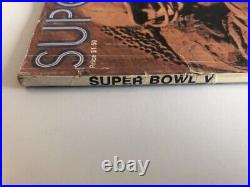 Super Bowl V 5 Program Baltimore Colts Dallas Cowboys Vintage January 17 1971