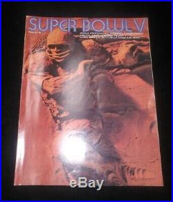 Super Bowl V Program and Ticket. Cowboys vs Colts 1971