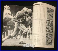 Super Bowl VI 1972 Vintage Program Dolphins v Cowboys Staubach MVP 143874