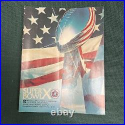 Super Bowl X Program 1976 Steelers 21 Cowboys 17
