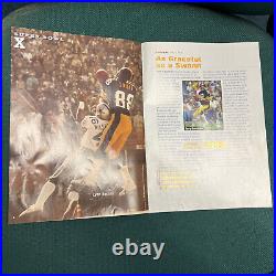 Super Bowl X Program 1976 Steelers 21 Cowboys 17