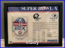 Super Bowl X Program and Memorabilia Pittsburgh Steeler Delight