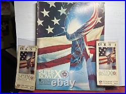 Super Bowl X Ticket Stubs & Program 1976 In Miami Steelers Vs. Cowboys Football
