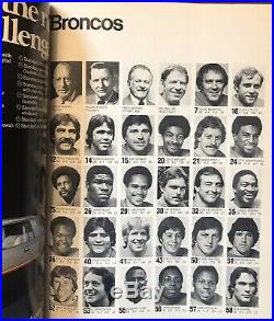 Super Bowl XII Ticket Stub with Program Dallas Cowboys Denver Broncos 1978