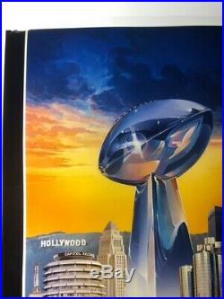 Super Bowl XIV Program Pittsburgh Steelers LA Rams Rose Bowl Transparency