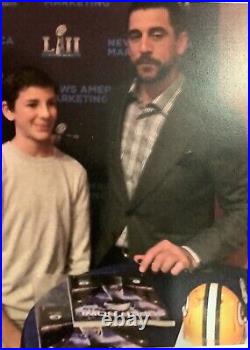 Super Bowl XLV 45 Program Packers Steelers Jets Aaron Rodgers Autograph SB MVP