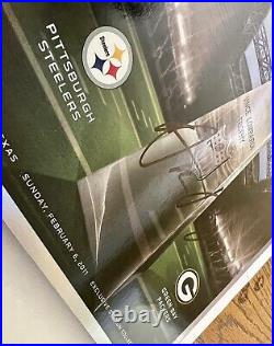 Super Bowl XLV 45 Program Packers Steelers Jets Aaron Rodgers Autograph SB MVP