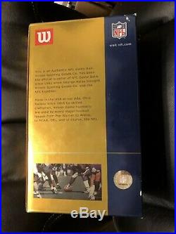 Super Bowl XX Chicago Bears vs New England Patriots Offical NFL Football in Box