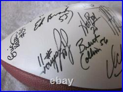Super Bowl XXIII 1989 Cincinnati Bengals Autographed Football By Many Players
