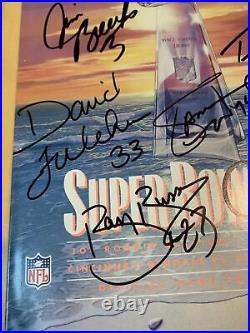 Super Bowl XXIII Game Program 1989 Cincinnati Bengals vs 49ers autographed By 9