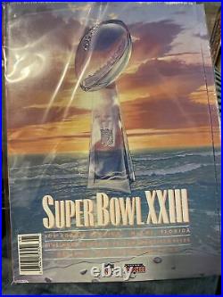 Super Bowl XXIII Program Bengals Vs. 49ers January 1989 Very Nice Condition/