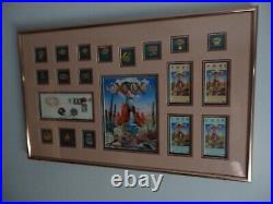 Super Bowl XXX tickets (4) framed REAL Steelers Cowboys pins program AUTHENTIC