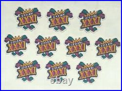 Super Bowl XXXI (31) Official Football Helmet Game Stickers