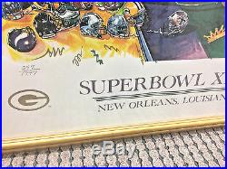 Super Bowl XXXI Artist Signed & numbered Tuna Seither