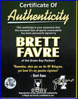 Super Bowl XXXI Items/ BRETT FAVRE Signed/ Green Bay Packers