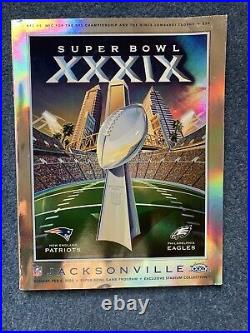 Super Bowl XXXIX 39 Lot Programme Seat Cover Radio Torch Necklace Lanyard & More