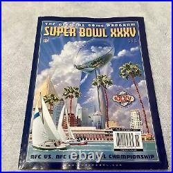 Super Bowl XXXV (35)(The Official Game program) Baltimore Ravens Vs NY Giants