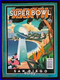 Super Bowl XXXVII Program Brand New in Excellent Condition San Diego CA