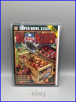 Super Bowl game programs In Sleeves, 1981,1982,1983,1986,1987,989,1996,2017
