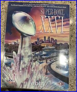 Super bowl program lot 8 Total Super Bowl Programs