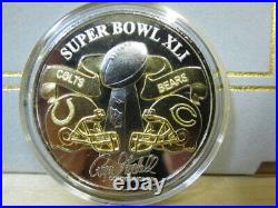 The Official Super Bowl 41 Game Coin-colts-bears