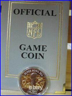 The Official Super Bowl 41 Game Coin-colts-bears