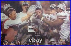 The Ohio State Buckeyes 2002 Football NCAA National CHAMPIONS Paper Fiesta Bowl