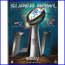 Tom Brady New England Patriots Autographed Super Bowl LI Program JSA Certified