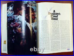 Vince Lombardi Autographed 1969 Super Bowl Program Packers PSA/DNA AB04669