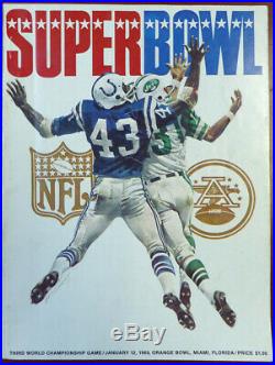Vince Lombardi Autographed 1969 Super Bowl Program Packers PSA/DNA COA AB04669
