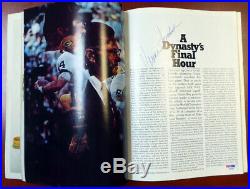 Vince Lombardi Autographed 1969 Super Bowl Program Packers PSA/DNA COA AB04669