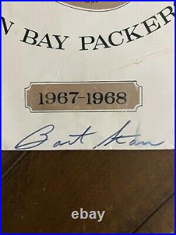 Vintage 1968 Bart Star Quarterback Signed Autograph Green Bay Packers Ice Bowl