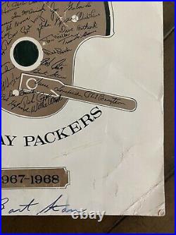 Vintage 1968 Bart Star Quarterback Signed Autograph Green Bay Packers Ice Bowl