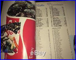 Vintage 1971 Super Bowl V Program Dallas Cowboys vs Baltimore Colts