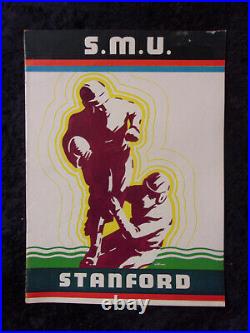 Vintage January 1, 1936 Rose Bowl SMU vs Stanford College Football Program 288
