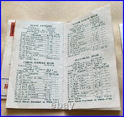Vintage Miami Broward Palm Beach High School Football Orange Bowl Scrapbook
