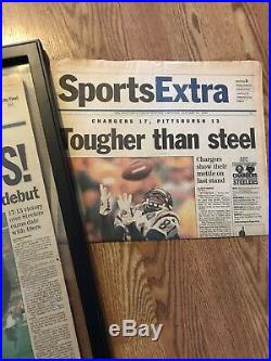 Vintage NFL San Diego Super Chargers 1995 Super Bowl Union / Tribune Newspaper