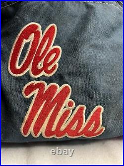 Vintage Ron Miller Bag Ole Miss Rebels Football 1989 Liberty Bowl Made in USA
