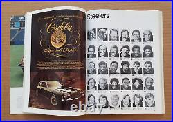 Vintage Super Bowl IX Program Steelers Vikings 1975