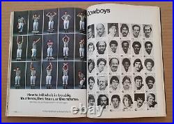 Vintage Super Bowl X Program Steelers Cowboys 1976