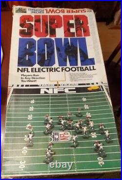 Vtg 4 team TUDOR Games NFL Super Bowl Electronic Football game / 1985 Bears