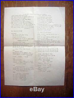 WW2 2nd LILY BOWL GAME Bermuda US NAVY vs US ARMY Football PROGRAM Jan 2 1944