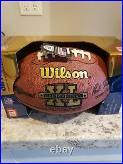 Wilson NFL Official Super Bowl XL (40) Authentic Football Pittsburgh vs Seattle